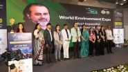 India News | World Environment Expo 2025 Inaugurated in Greater Noida with Focus on Innovation, Climate Action;  Acharya Prashant Felicitated