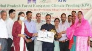 India News | Himachal CM Honours Forest Management Societies of Kangra, Chamba