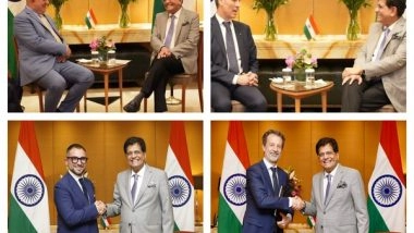 World News | Italian Business Leaders Pledge Investments in India After High-level Meeting with Commerce Minister