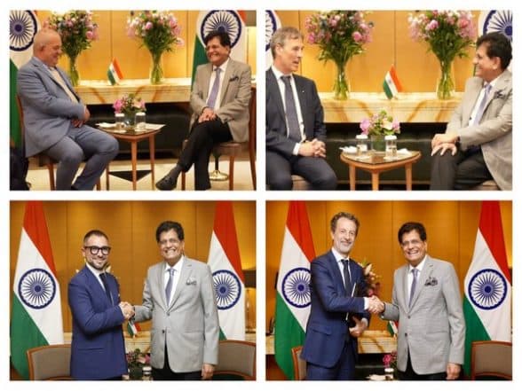 World News | Italian Business Leaders Pledge Investments in India After High-level Meeting with Commerce Minister
