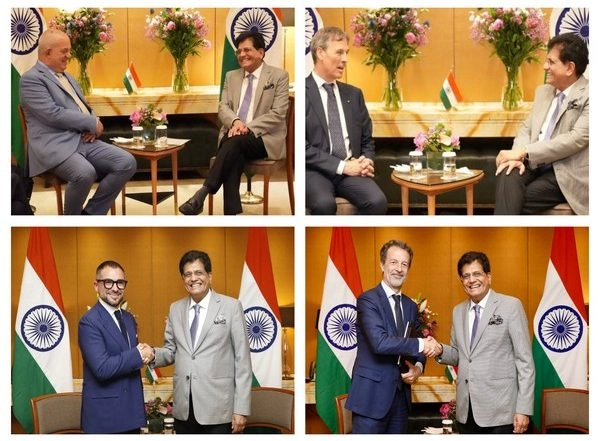 World News | Italian Business Leaders Pledge Investments in India After High-level Meeting with Commerce Minister