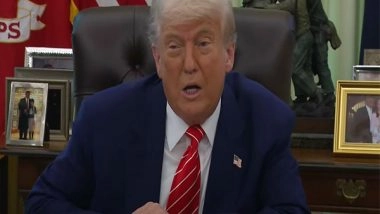 World News | Trump Suspends Entry of New International Students Enrolled at Harvard, Cites National Security Risks