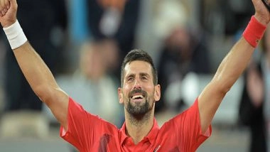 Sports News | French Open 2025: Novak Djokovic Beats Alexander Zverev, Set to Face Jannik Sinner in Semi-final