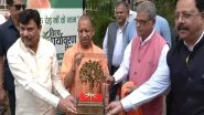 India News | Lucknow: CM Yogi Adityanath Plants Sapling, Wishes Ganga Dussehra, World Environment Day