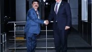 World News | Tajikistan Foreign Minister Sirojiddin Muhriddin Arrives in India for 4th India-Central Asia Dialogue and Bilateral Talks