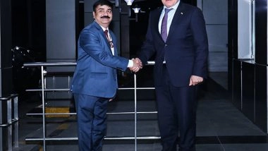 World News | Tajikistan Foreign Minister Sirojiddin Muhriddin Arrives in India for 4th India-Central Asia Dialogue and Bilateral Talks