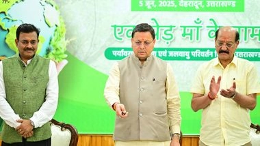India News | Uttarakhand CM Dhami Felicitates 'green Heroes' on World Environment Day