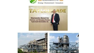 Business News | Taylormade Renewables Marks Shift to Infrastructure-Led, Recurring Revenue Model Powered by Patented Clean Technologies