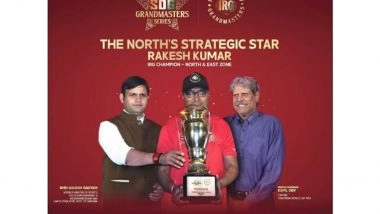 Business News | Rakesh Kumar Crowned Indian Rummy Grandmaster for North & East Zone at SOG Grandmasters Series