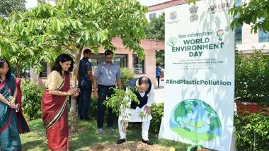 India News |  JP Nadda Plants Sapling Under 'Ek Ped Maa Ke Naam' on World Environment Day