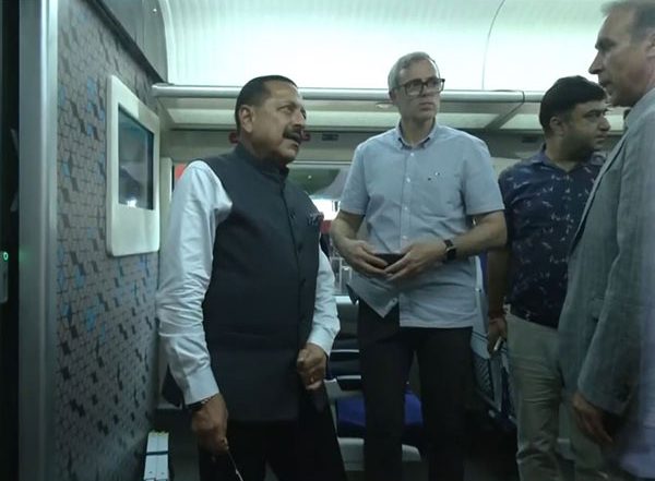 India News | J-K CM Omar Abdullah, Union Minister Jitendra Singh, Inspect Katra Railway Station Ahead of PM Modi's Visit