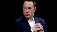 World News | Tesla Shares Fall Amid Public Feud Between Musk, Trump