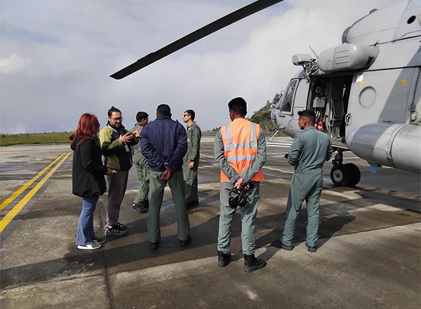 India News | North Sikkim: Relief Operations Resume; First Chopper Sortie of Day Flies out of Pakyong