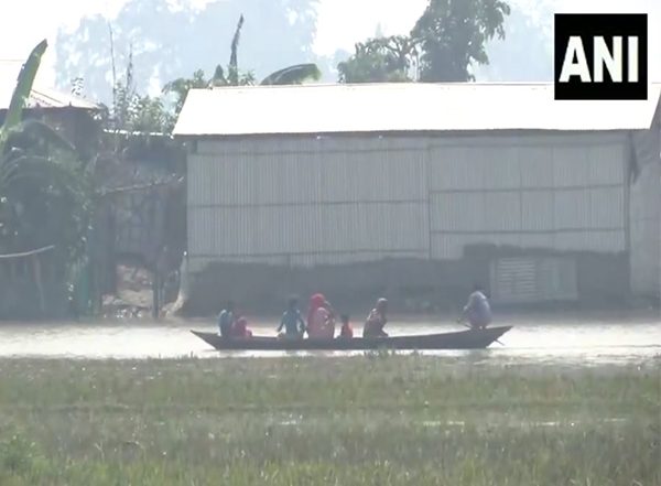 India News | Assam Floods: Morigaon District Sees Slight Improvement, but 117 Villages Still Submerged