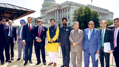 World News | All-Party Delegation Leader Tharoor Holds Talks with US SFRC on India-US Strategic Partnership