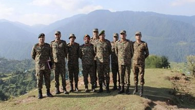 India News | J-K: Lt Gen Pratik Sharma Visits Basantgarh to Review the Security Situation