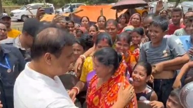 India News | Assam CM Himanta Biswa Sarma Takes Stock of Hailakandi Relief Camp
