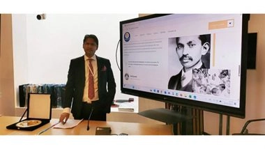 Business News | Gandhian Ethos Echoed in Scottish Parliament: Peace Society Celebrates Legacy and Progress