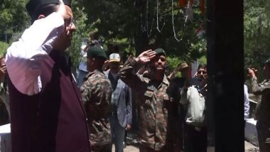 India News | Uttarakhand CM Pushkar Singh Dhami Attends Shaurya Mahotsav, Pays Tribute to Ashok Chakra Winner