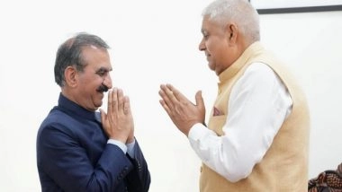 India News | Vice-President Jagdeep Dhankhar Accorded a Warm Welcome in Shimla