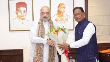 India News | Chhattisgarh CM Meets Union Home Minister Amit Shah, Shares Achievements of Anti-Naxal Operations