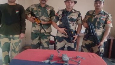 India News | Punjab: BSF Recovers Drone and Heroin at Amritsar Border