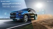 Maruti Suzuki Grand Vitara Crosses 3 Lakh Sales in 32 Months Since Launch