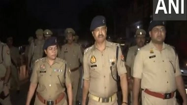 India News | Uttar Pradesh: Moradabad Police Carry out Foot Patrolling Ahead of Eid Al-Adha