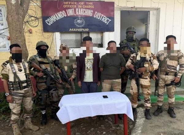 India News | Manipur: Police Arrest Militants Involved in Extortion; Recover Rifles, Mortars, IEDs from Hill-valley Districts
