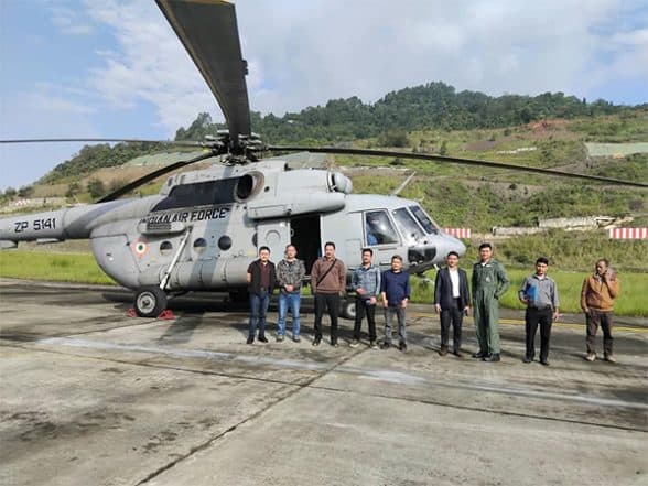 India News | North Sikkim: 1300 Kg of Relief Material Airlifted to Chaten as Rescue Operations Continue