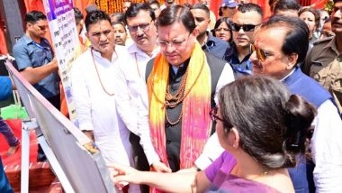 India News | Uttarakhand CM Pushkar Singh Dhami Attends 'Pran Pratishtha' at Kalusiddha Temple in Haldwani