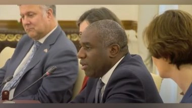 World News | UK Foreign Secy Lammy Meets EAM Jaishankar, Offers Condolences on Pahalgam Attack, Hails India-UK FTA as 'new Era' in Ties