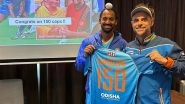 Sports News | Hockey India Extends Wishes to Hardik Singh for Completing 150 International Caps