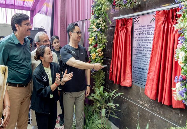 Sports News | Union Minister Kiren Rijiju Inaugurates Residential Wing of Weightlifting Warriors Academy