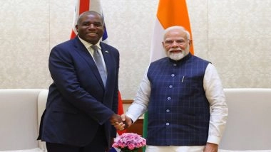World News | Prime Minister Narendra Modi Meets UK Foreign Secretary David Lammy