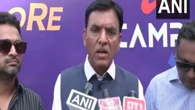 Sports News | Sports Minister Mandaviya Inaugurates Saurashtra Pro T20 League, Bats for Local Talent