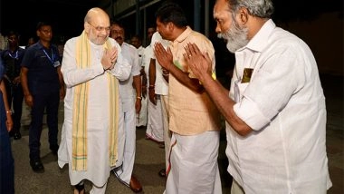 India News | Tamil Nadu: Amit Shah Arrives in Madurai, to Chair Meeting of State Core Committee