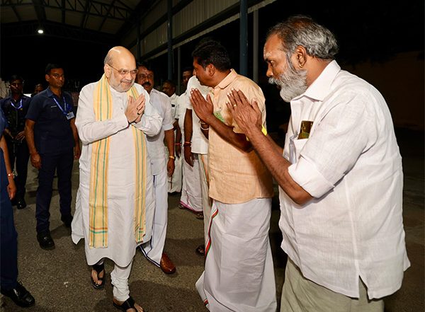 India News | Tamil Nadu: Amit Shah Arrives in Madurai, to Chair Meeting of State Core Committee