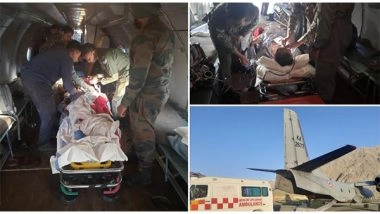 India News | IAF Aircraft Airlifts Critically 'ill' Army Personnel from Kargil