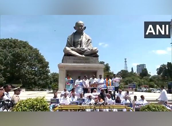 India News | Karnataka BJP Leaders Protest Bengaluru Stampede at Vidhana Soudha