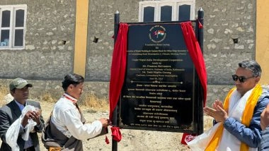 World News | Nepal: Foundation Stone Laid for Hostel, Canteen Block of School in Mustang to Be Built with India's Assistance
