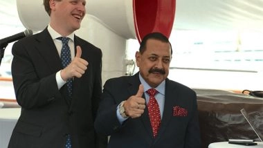 World News | Norway's Minister of International Development Meets Union Minister Jitendra Singh, Expresses Solidarity with India over Pahalgam Attack
