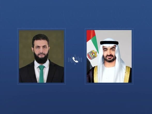World News | UAE President Receives Phone Call from Syrian President Exchanging Eid Al-Adha Greetings