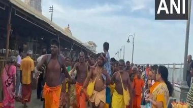 India News | Devotees Gather in Huge Numbers to Celebrate Vaikasi Visakam in Thoothukudi