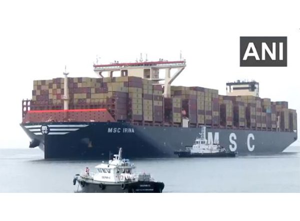 Business News | World's Largest Container Ship MSC IRINA Arrives at Vizhinjam International Seaport