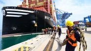 Business News | World's Largest Container Ship MSC IRINA Makes Historic Debut at Vizhinjam International Seaport