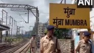 India News | Mumbai: 8 Passengers Travelling Towards CSMT Fall from Excessive Crowded Train at Mumbra Station