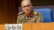 India News | Lt Gen Rajiv Ghai Appointed Deputy Chief of Army Staff (Strategy); Will Continue as DGMO