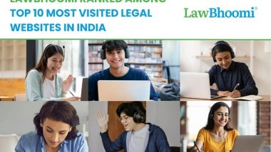Business News | LawBhoomi Ranked Among Top 10 Most Visited Legal Websites in India