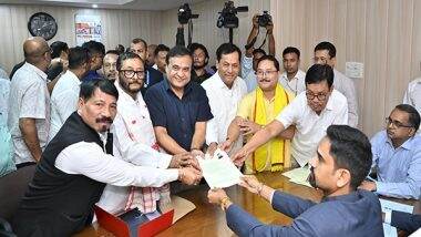 India News | Kanad Purkayastha, Birendra Prasad Baishya from Assam File Their Nominations for Rajya Sabha Seat